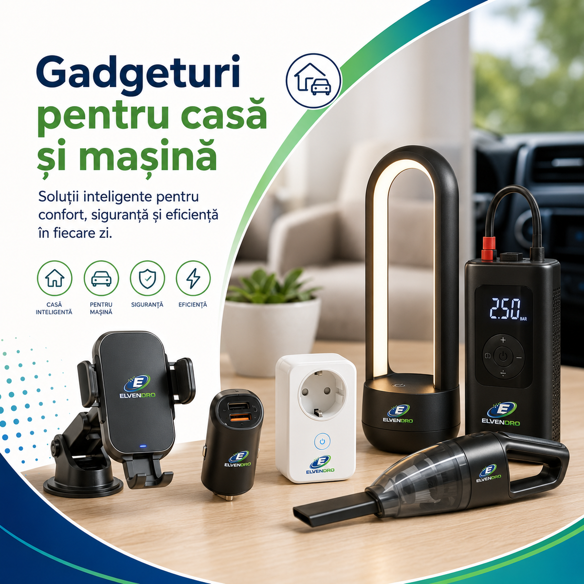 Gadgeturi pentru casă și mașină