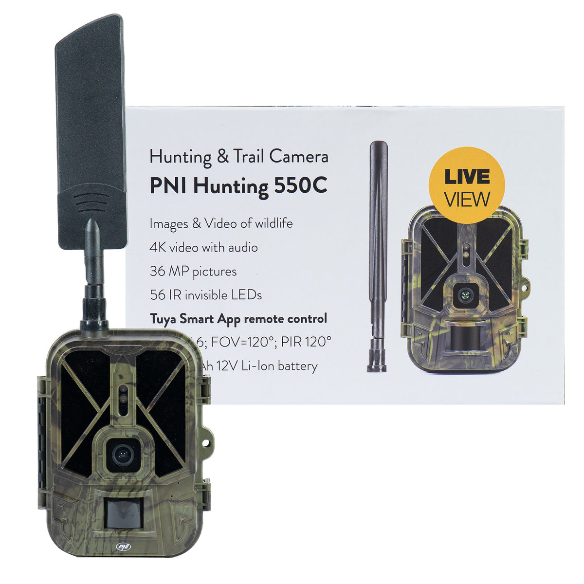 Cameră vânătoare PNI Hunting 550C 4G LTE — imagine produs