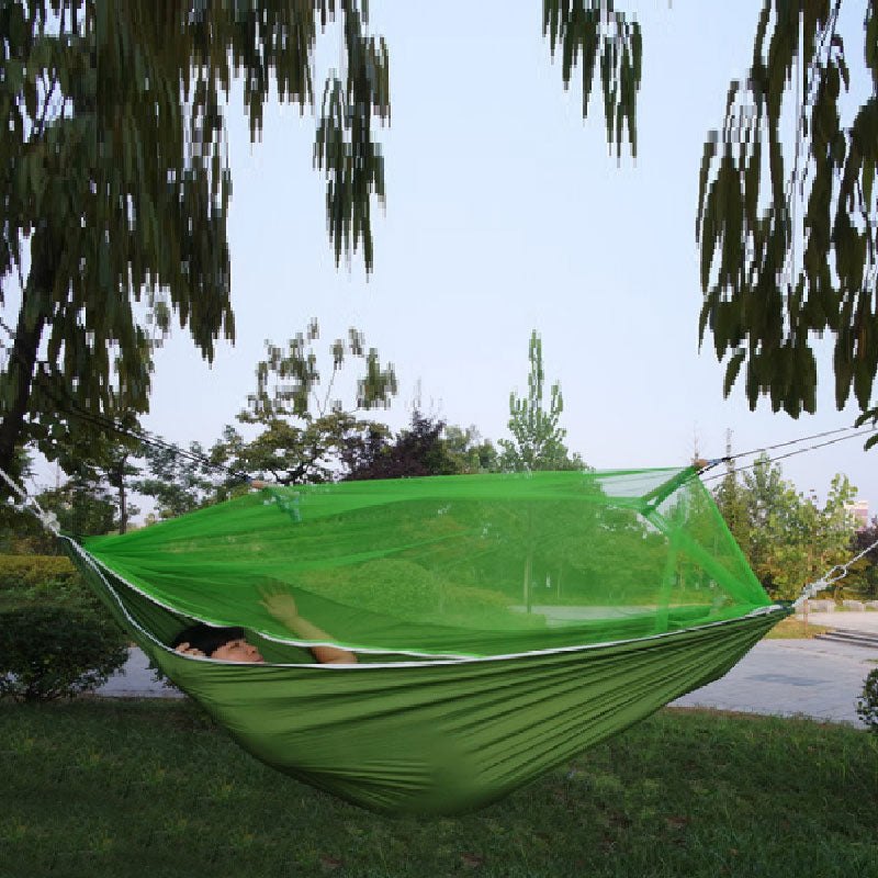 Hamac de camping dublu cu plasă de țânțari — imagine detaliu