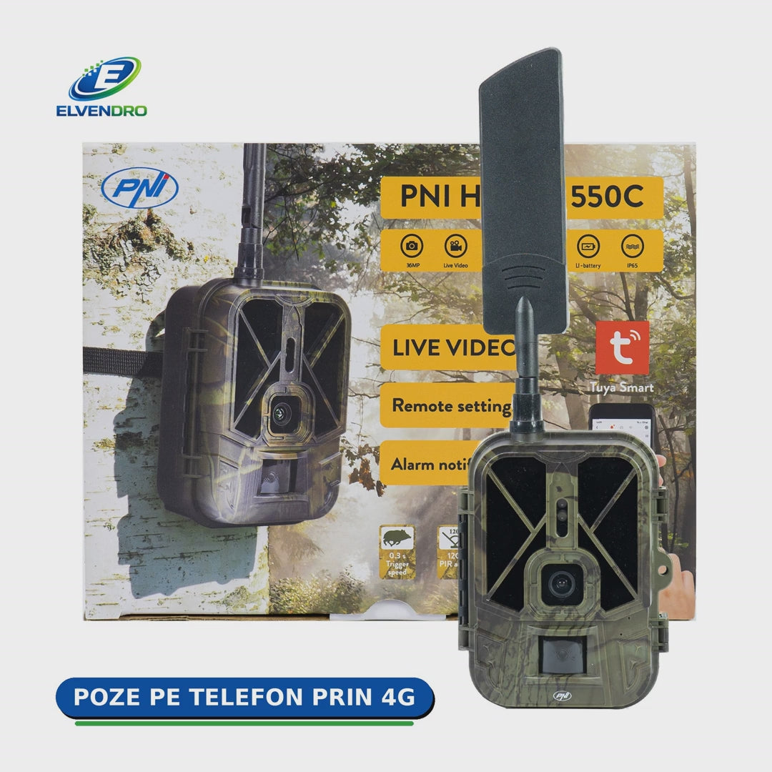 Prezentare video cameră vânătoare PNI Hunting 550C 4G